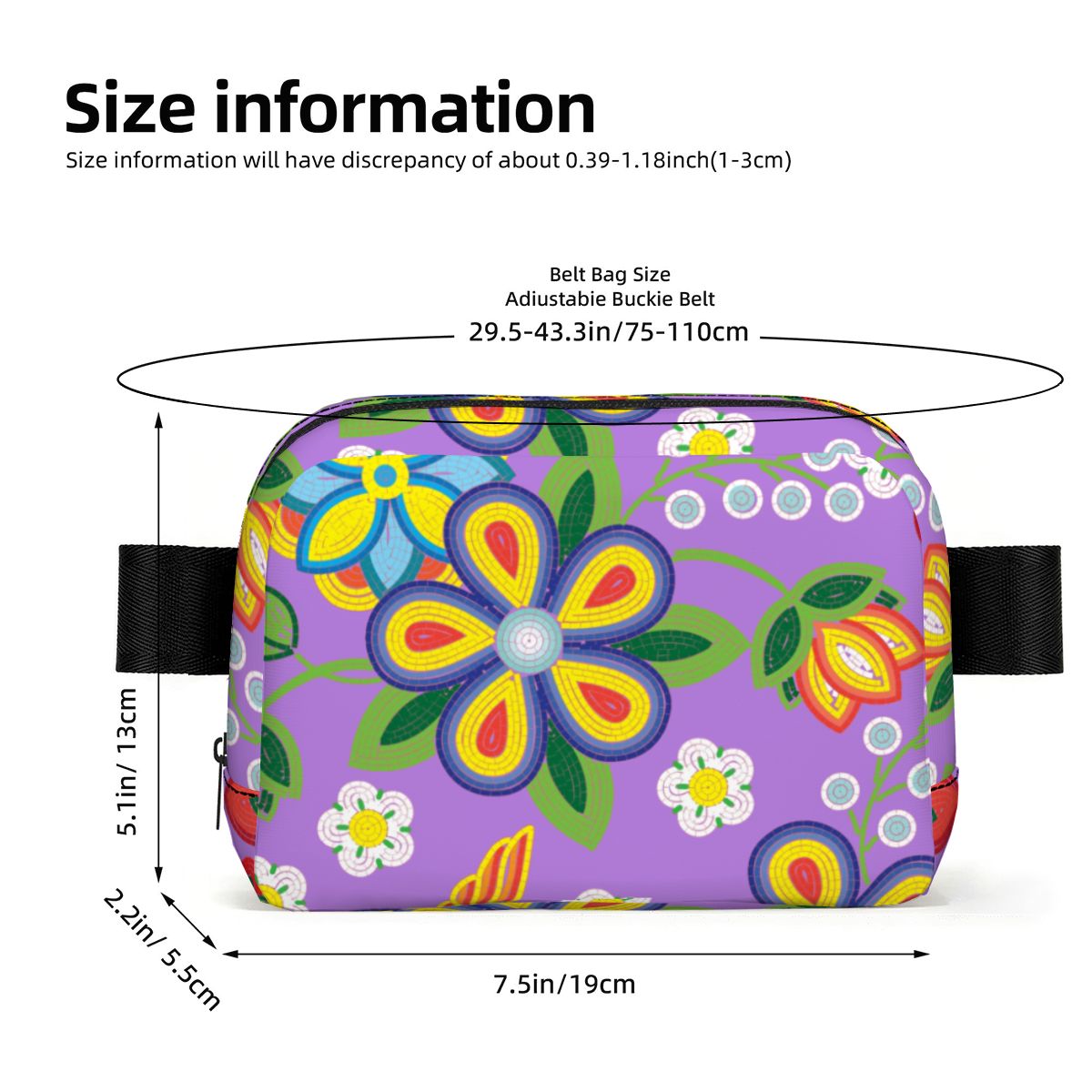 Lavender Meadow Fanny Pack