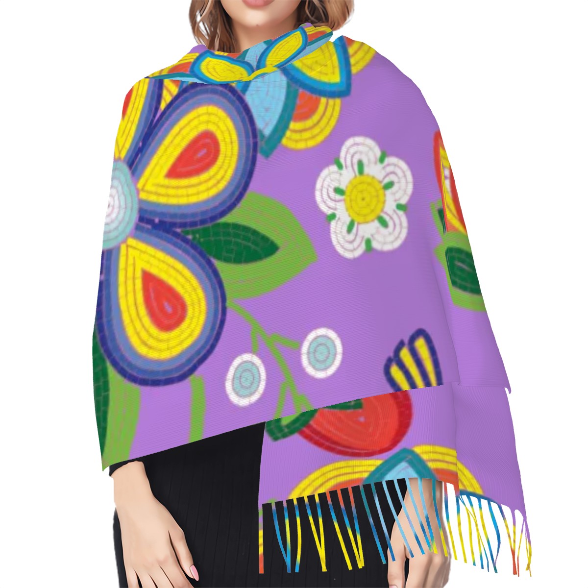 Lavender Meadow Scarf