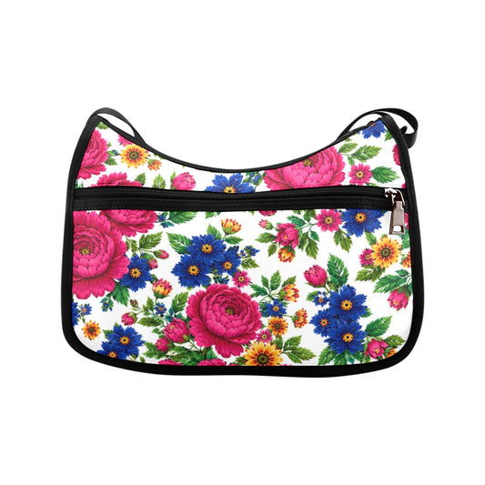 Snow Kokum Floral Shoulder Bag