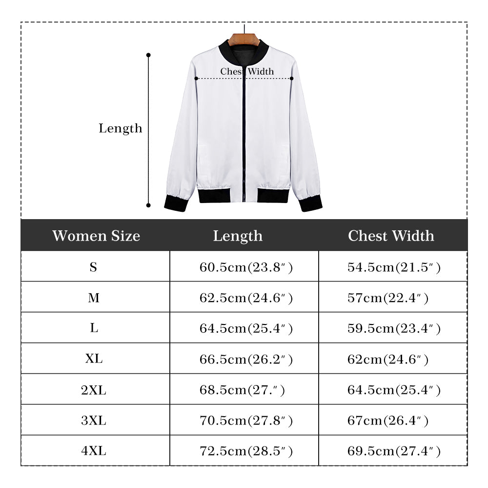 Women's Métis Sash Zip Up Lightweight Bomber Jacket