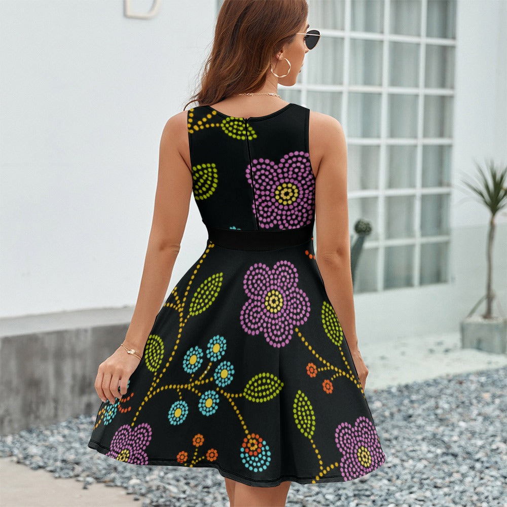 Prairie Bloom V Neck Dress