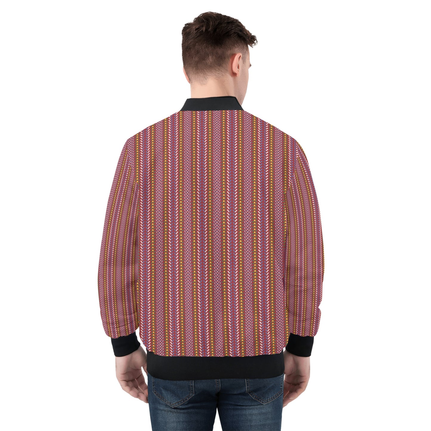 Men's Métis Sash Zip Up Lightweight Bomber Jacket