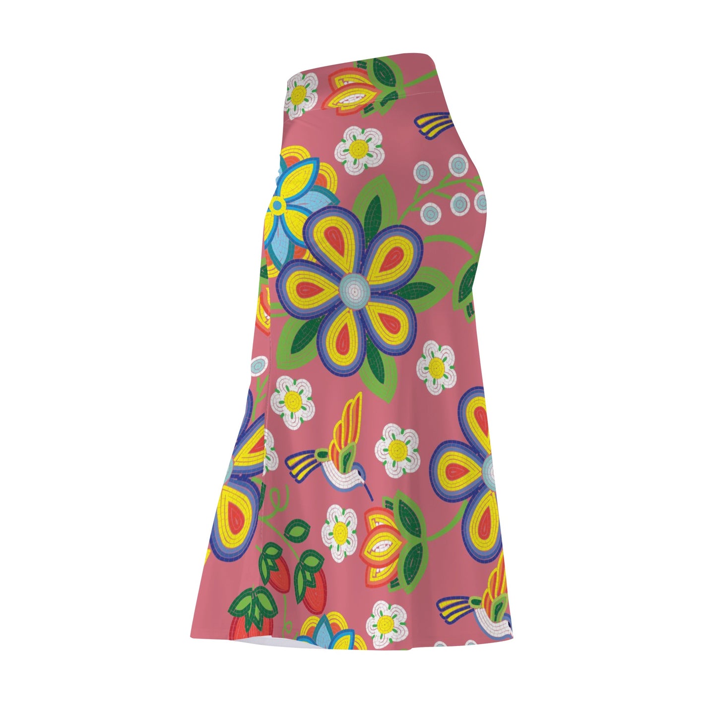 Women's Métis Floral Beaded Long Skirt