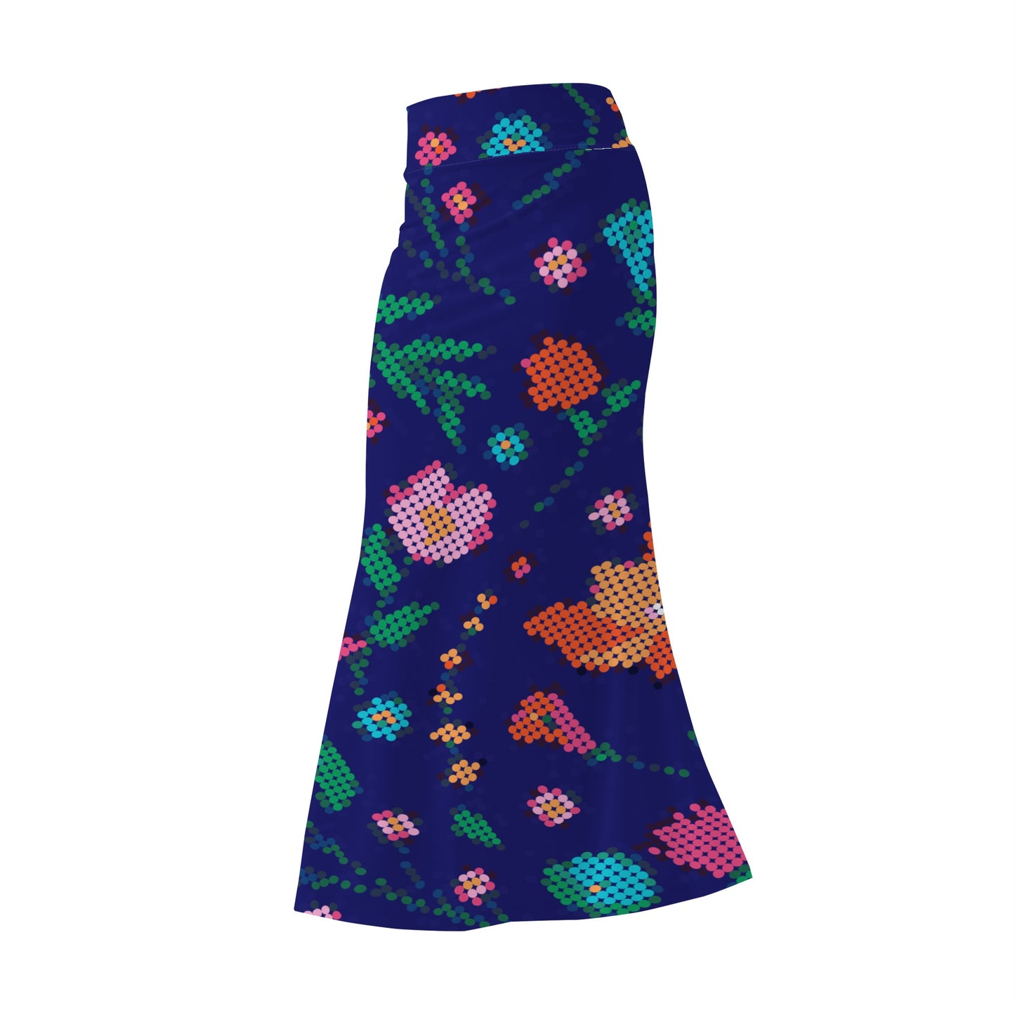 Women's Métis Digital Floral Long Skirt