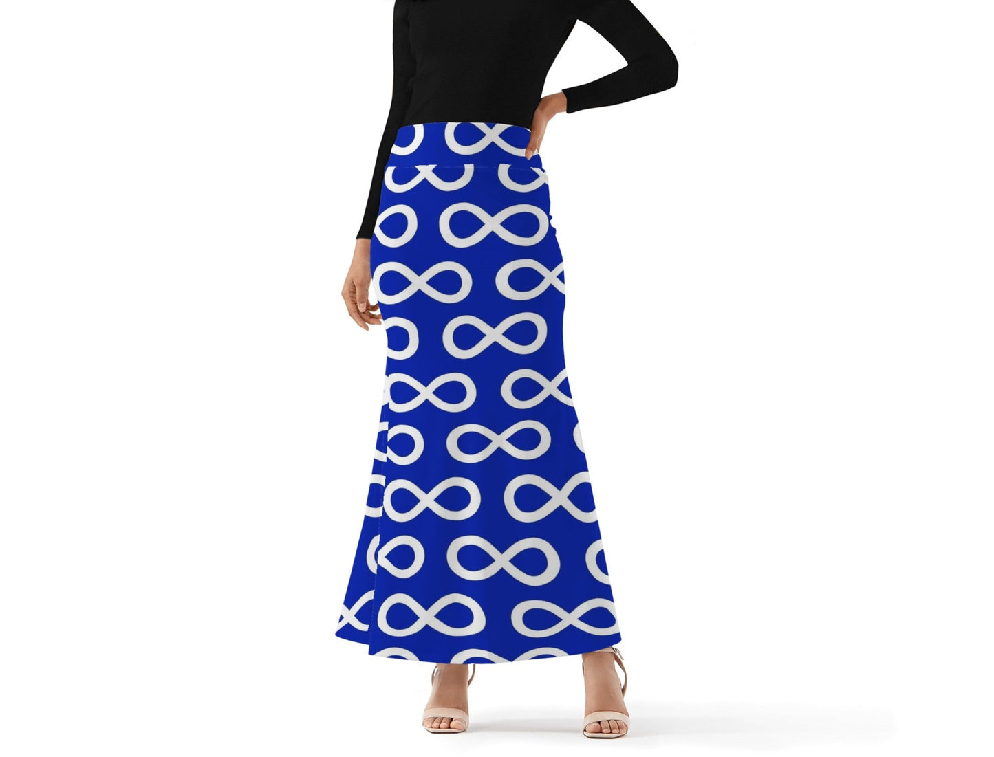 Women's Métis Infinity Print Long Skirt