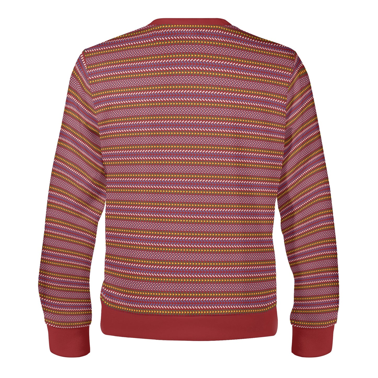 Unisex Métis Sash Print Crewneck Pullover Sweatshirt