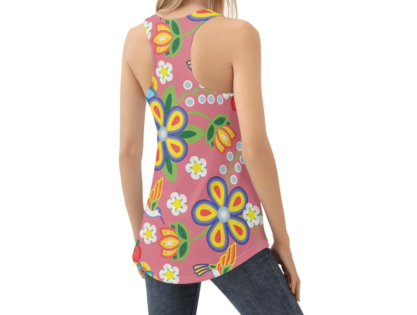 Women's Métis Floral Beaded Tank Top