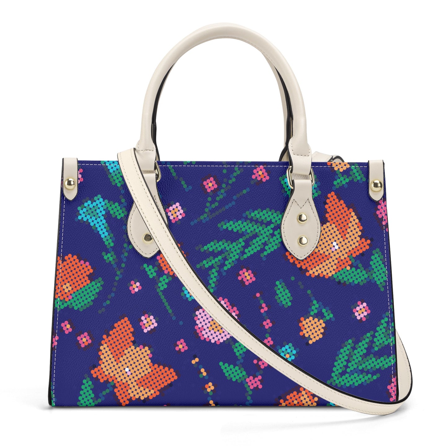 Métis Digital Dotted Floral Handbag