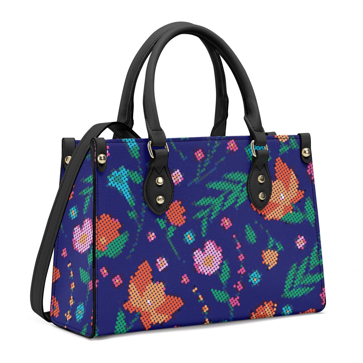 Métis Digital Dotted Floral Handbag