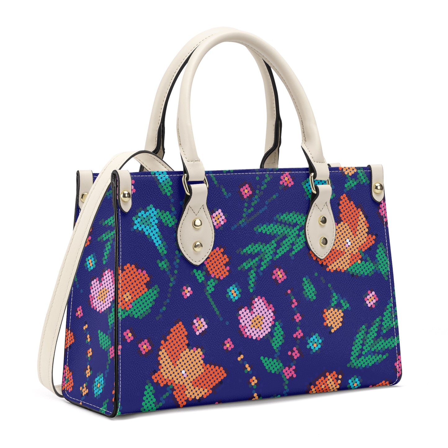 Métis Digital Dotted Floral Handbag