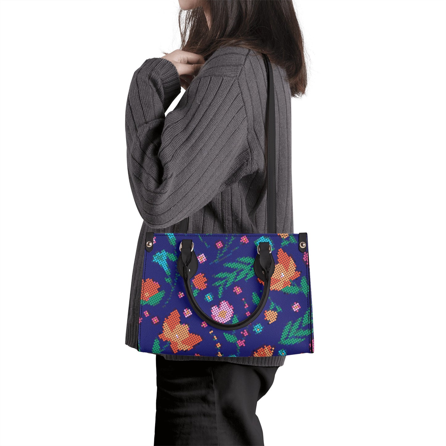 Métis Digital Dotted Floral Handbag