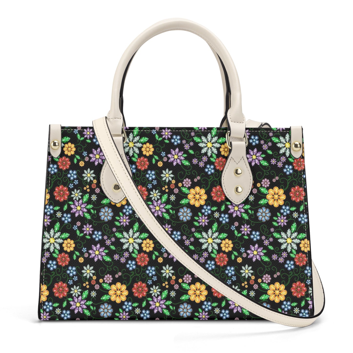 Métis Inspired Floral Handbag