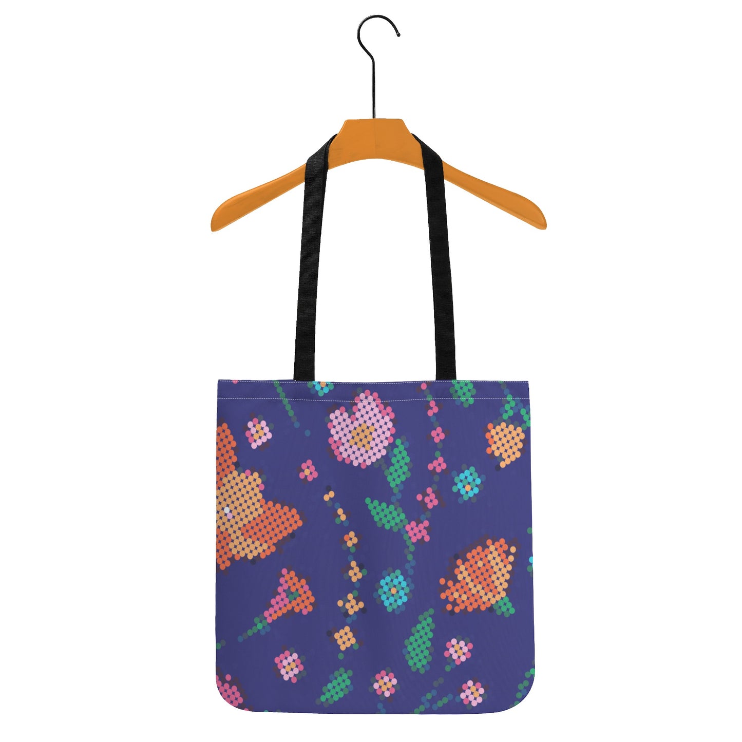 Métis Digital Dotted Floral Tote Bag