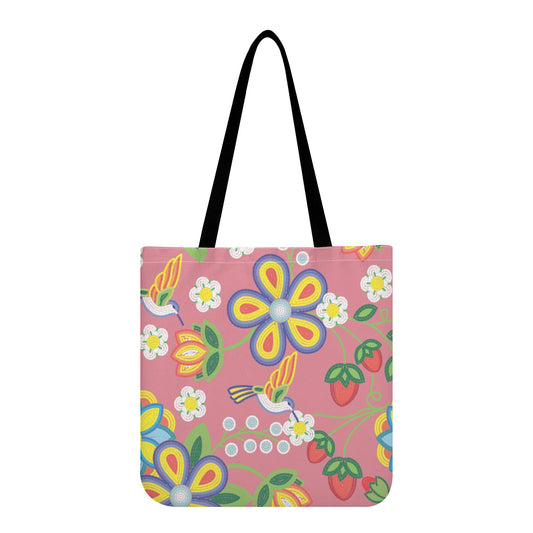 Métis Floral Beaded Tote Bag