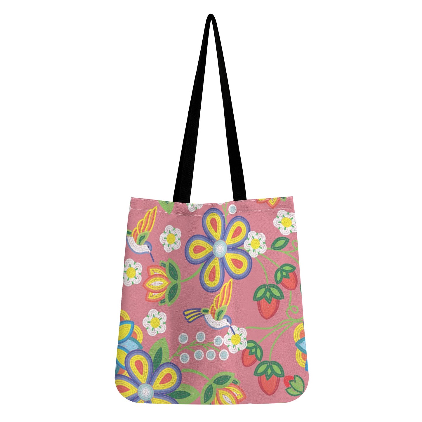 Métis Floral Beaded Tote Bag