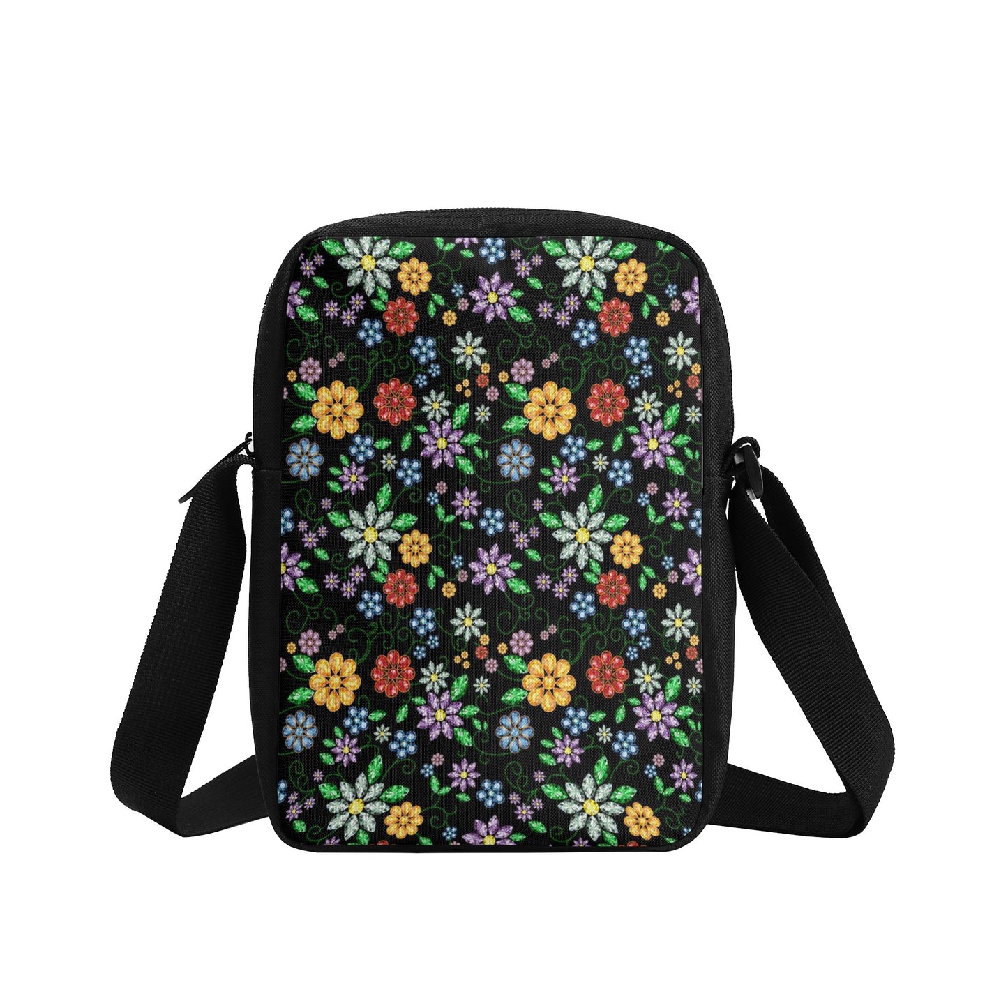 Métis Inspired Floral Cross Body Bag