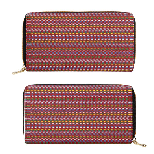 Métis Sash PU Zipper Wallet