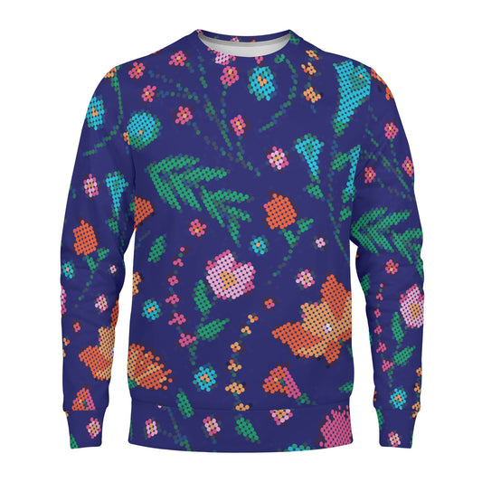 Children's Métis Digital Dotted Floral Sweater