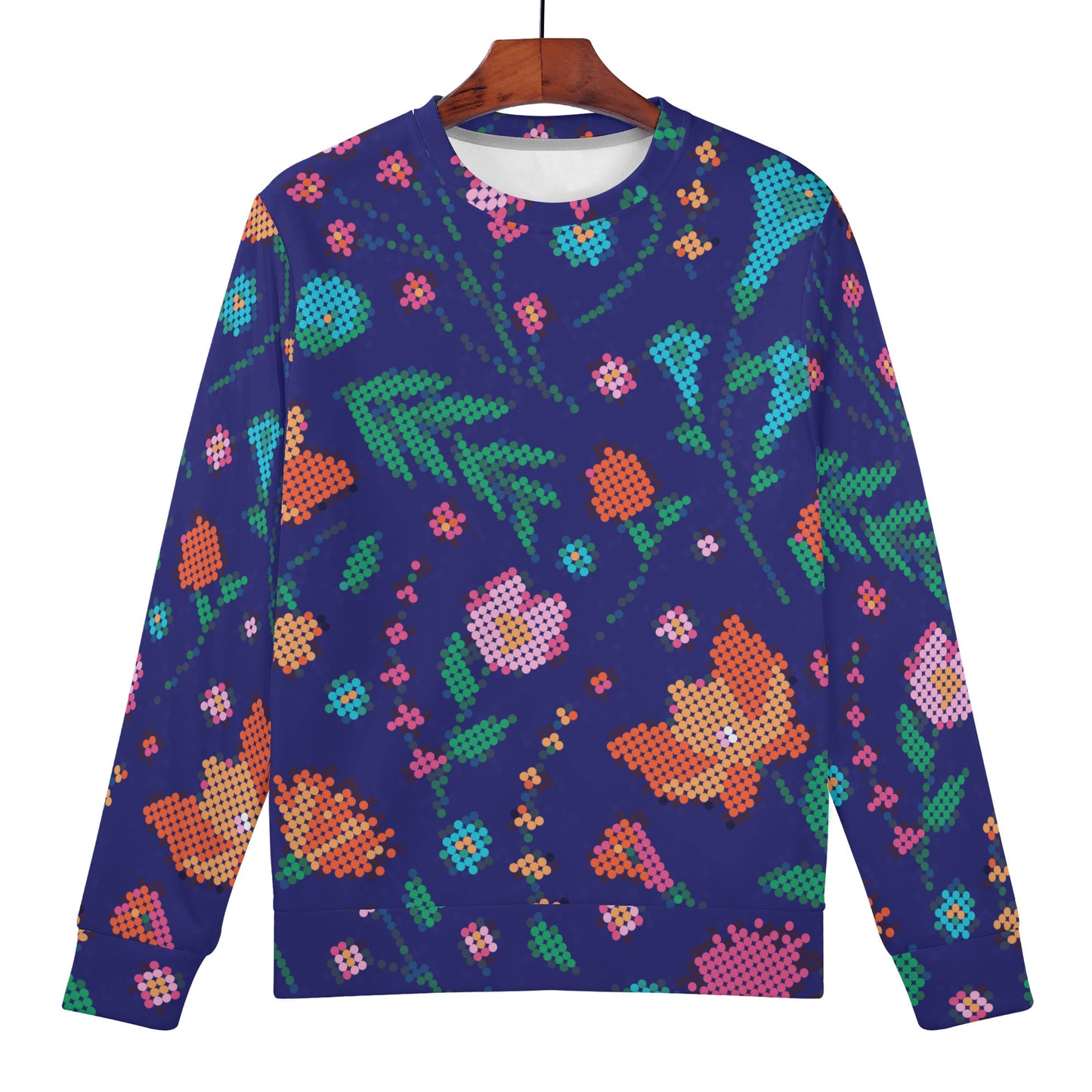 Children's Métis Digital Dotted Floral Sweater