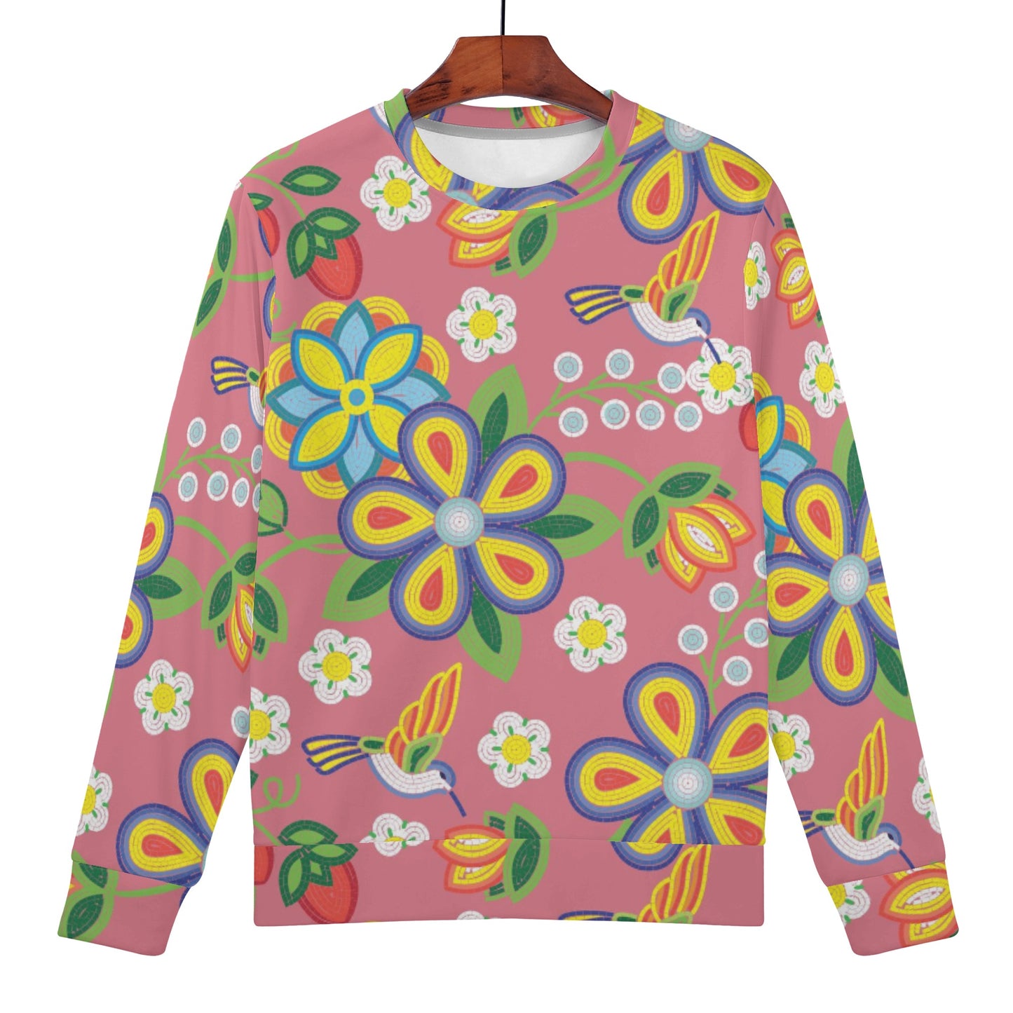 Children's Métis Floral Beaded Sweater