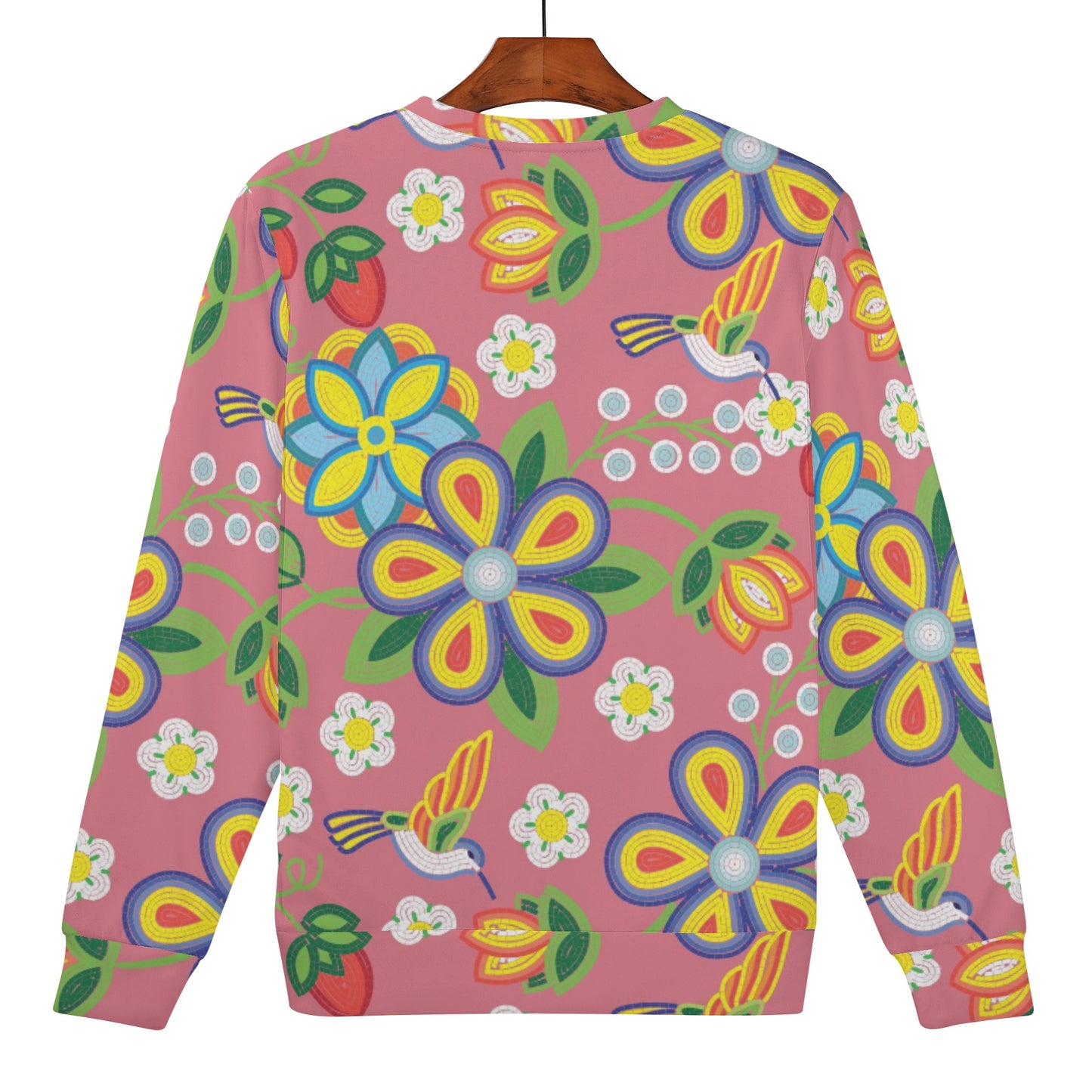 Children's Métis Floral Beaded Sweater