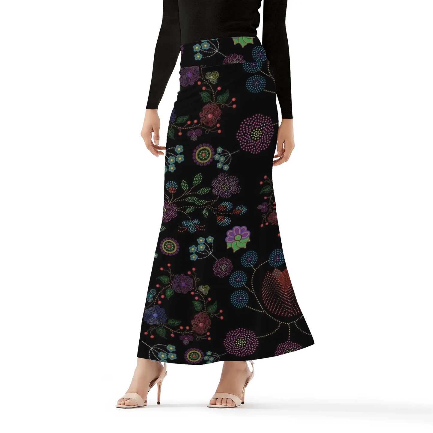 Women's Métis Floral Dotted Skirt