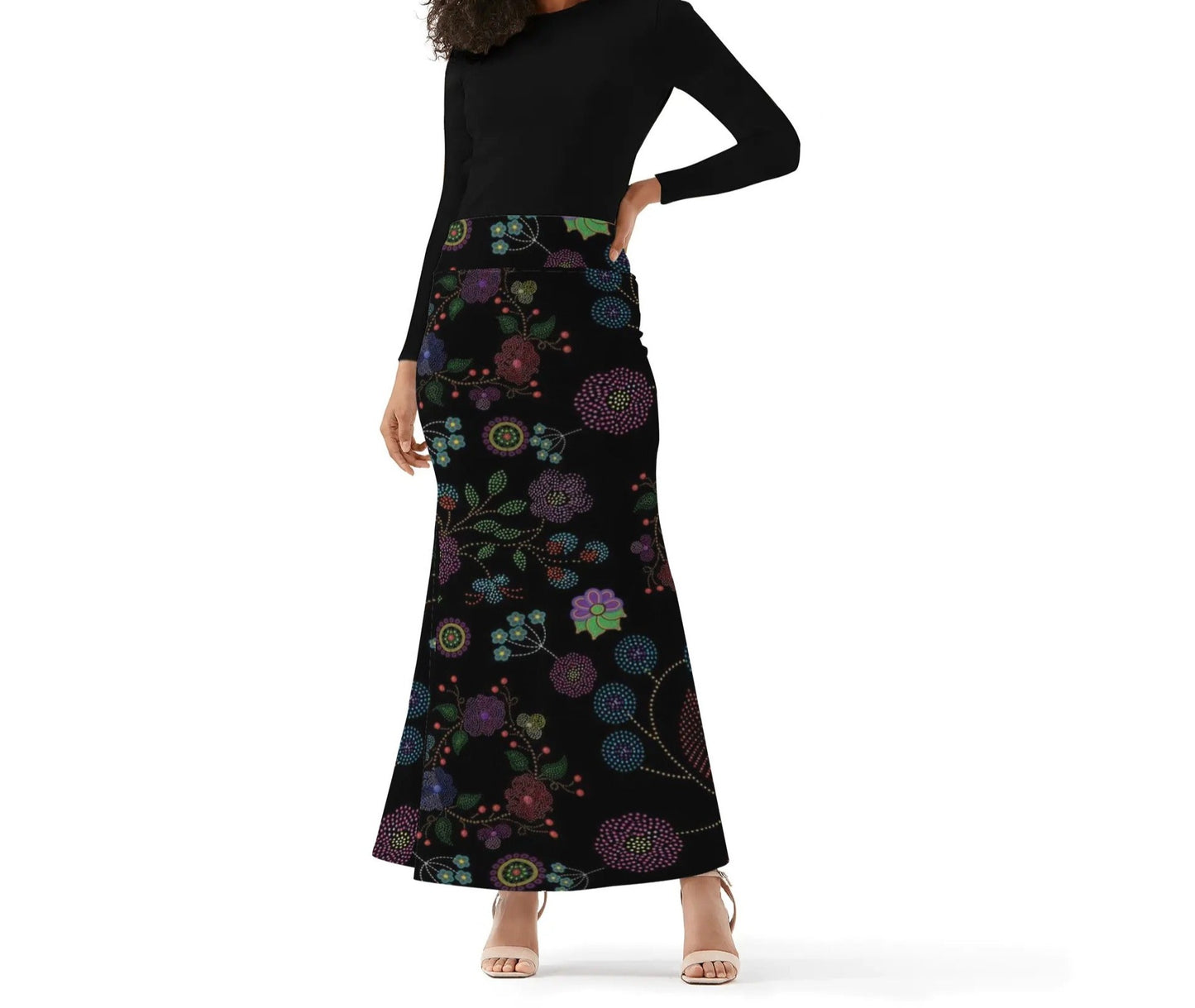 Women's Métis Floral Dotted Skirt