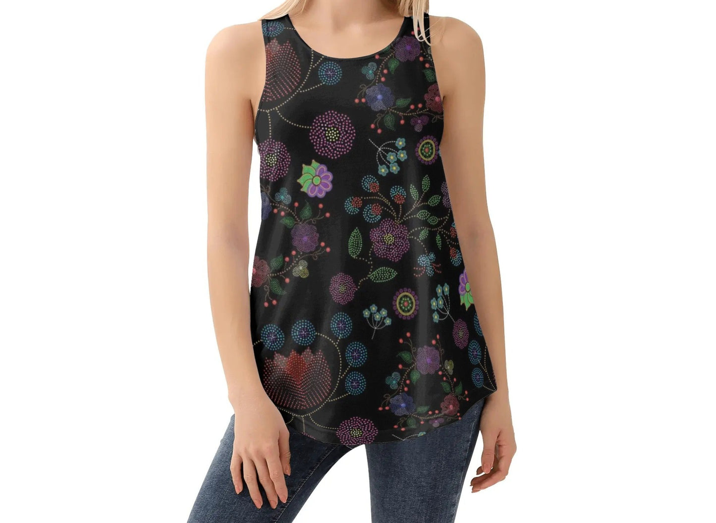 Women's Métis Floral Dotted Tank Top