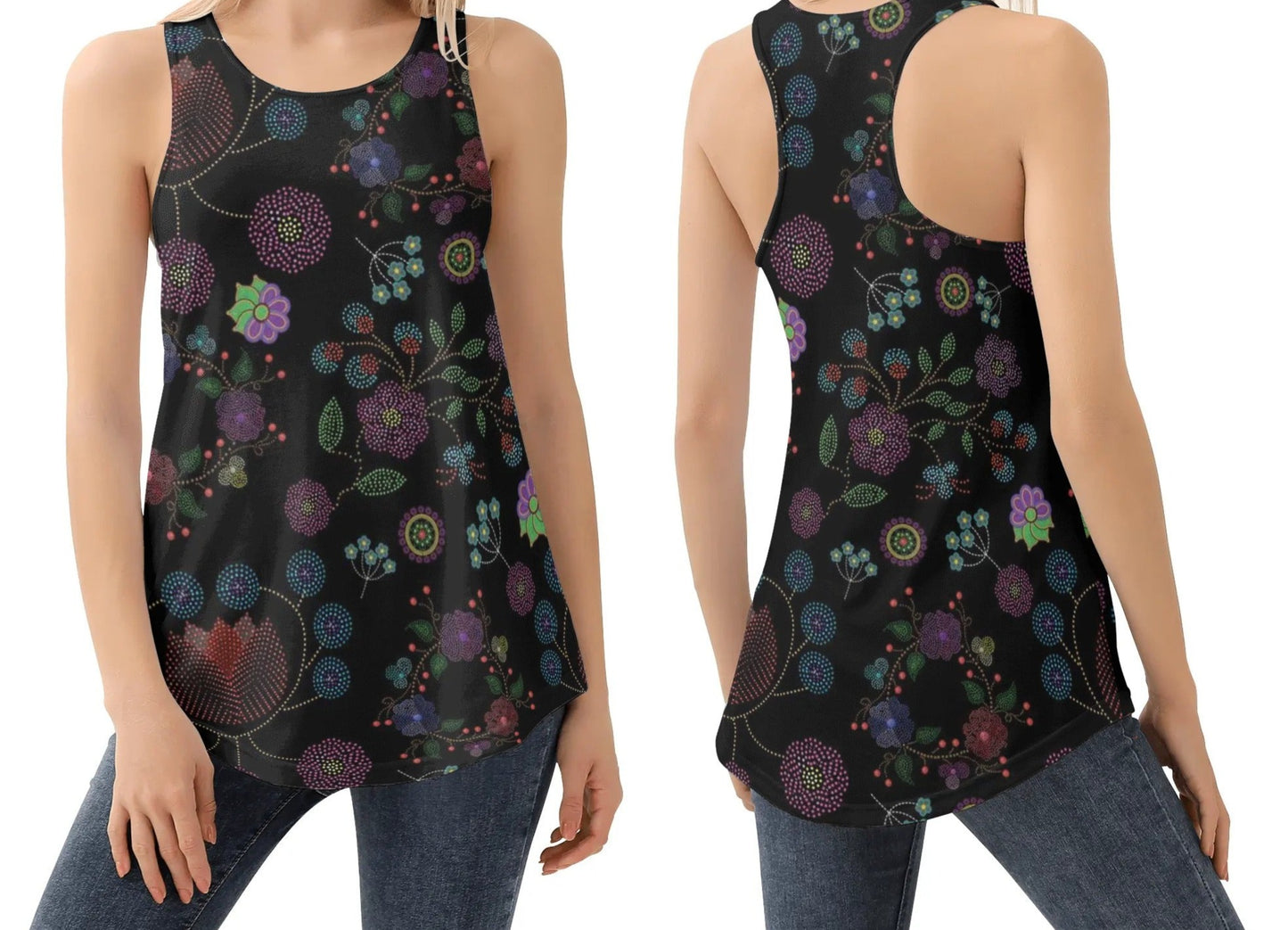 Women's Métis Floral Dotted Tank Top