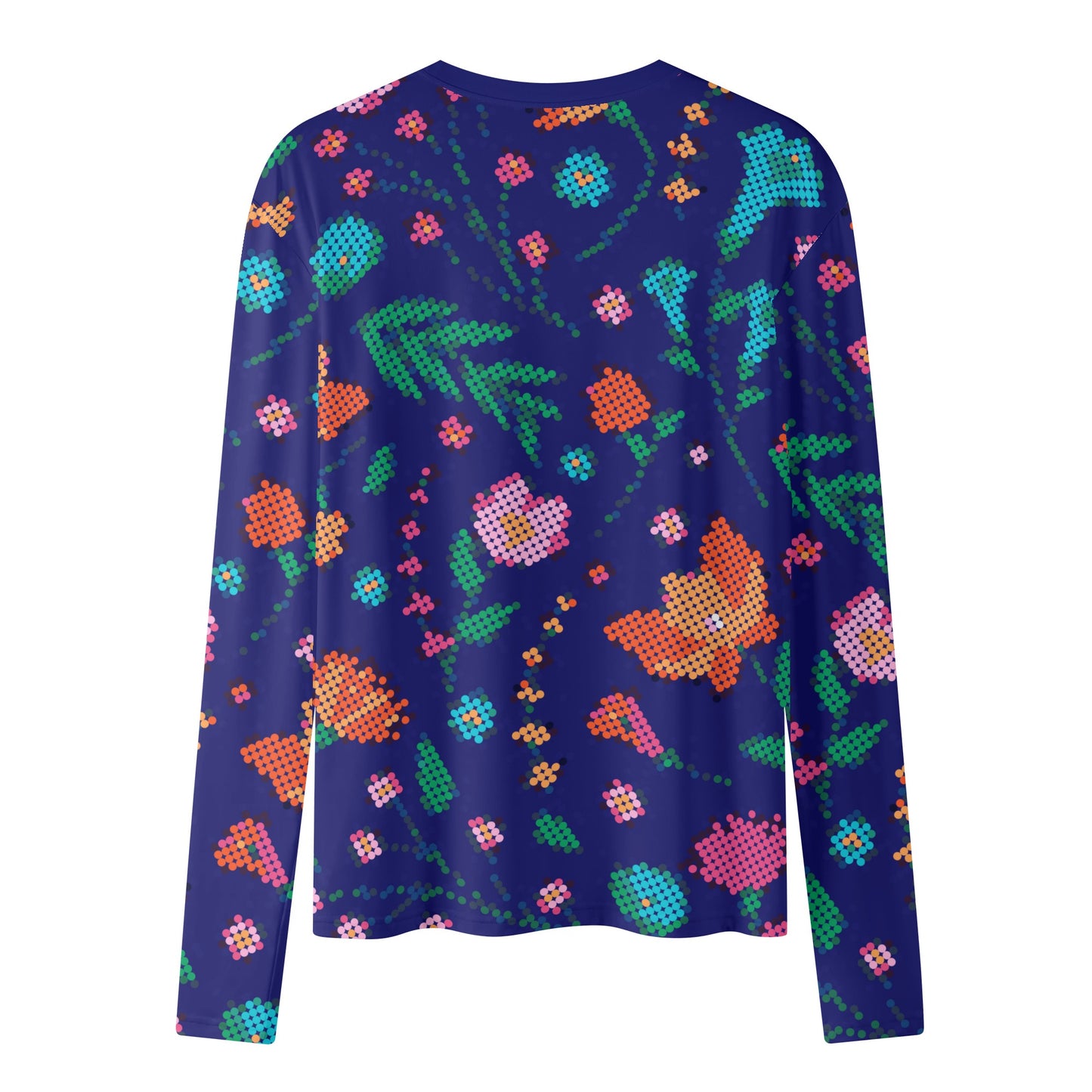 Women's Métis Digital Floral Beaded Long Sleeve T-Shirt