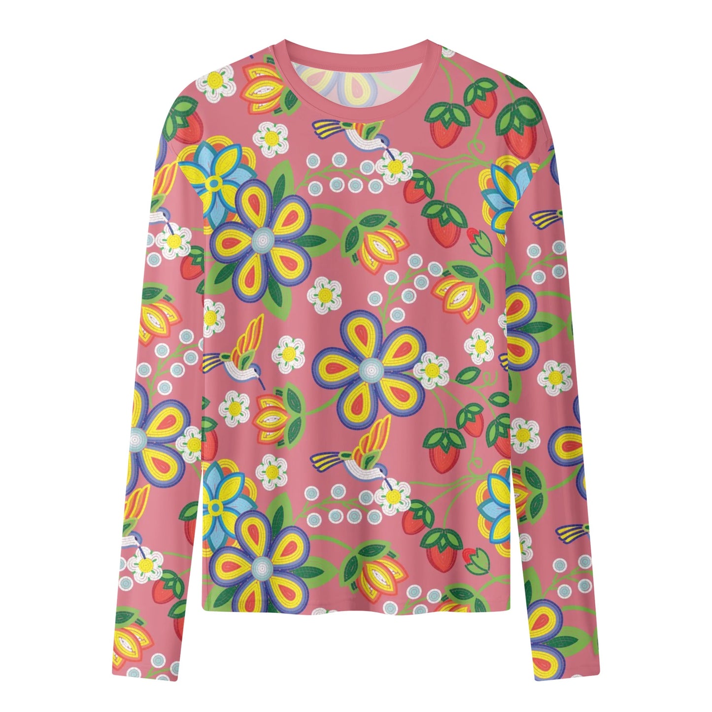 Women's Métis Floral Beaded Long Sleeve T-Shirt