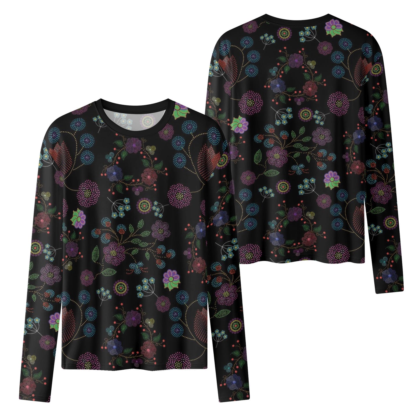 Women's Métis Floral Dotted Long Sleeve T-Shirt