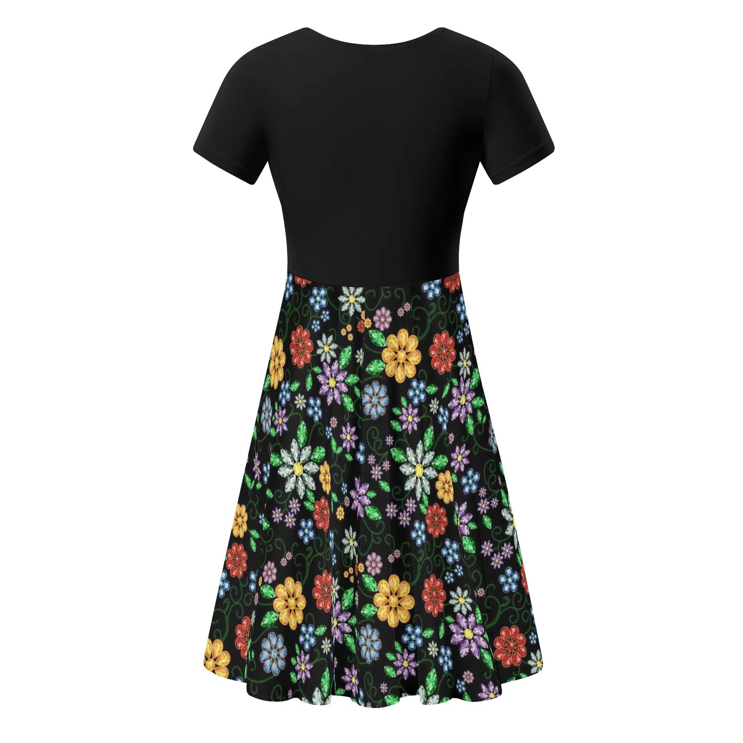 Women's Métis Inspired Floral Summer Dress