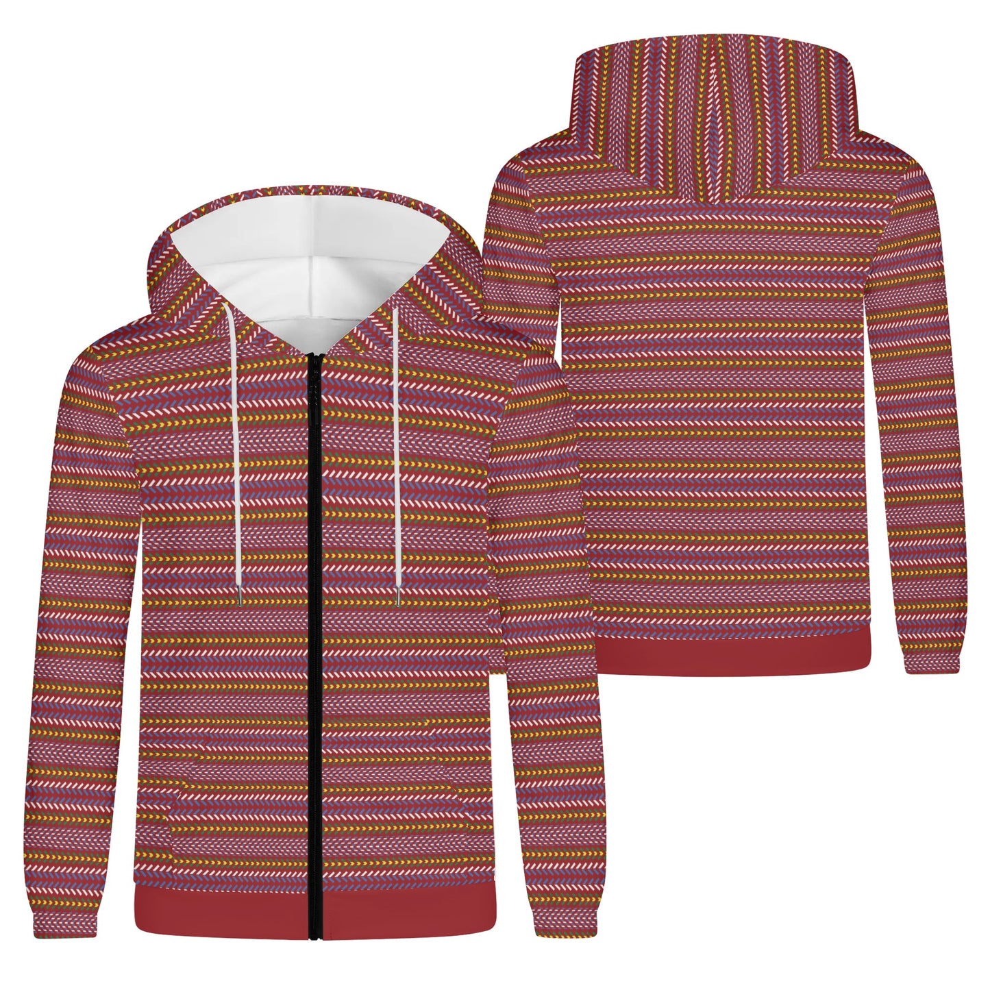 Men's Métis Sash Zip Up Hoodie