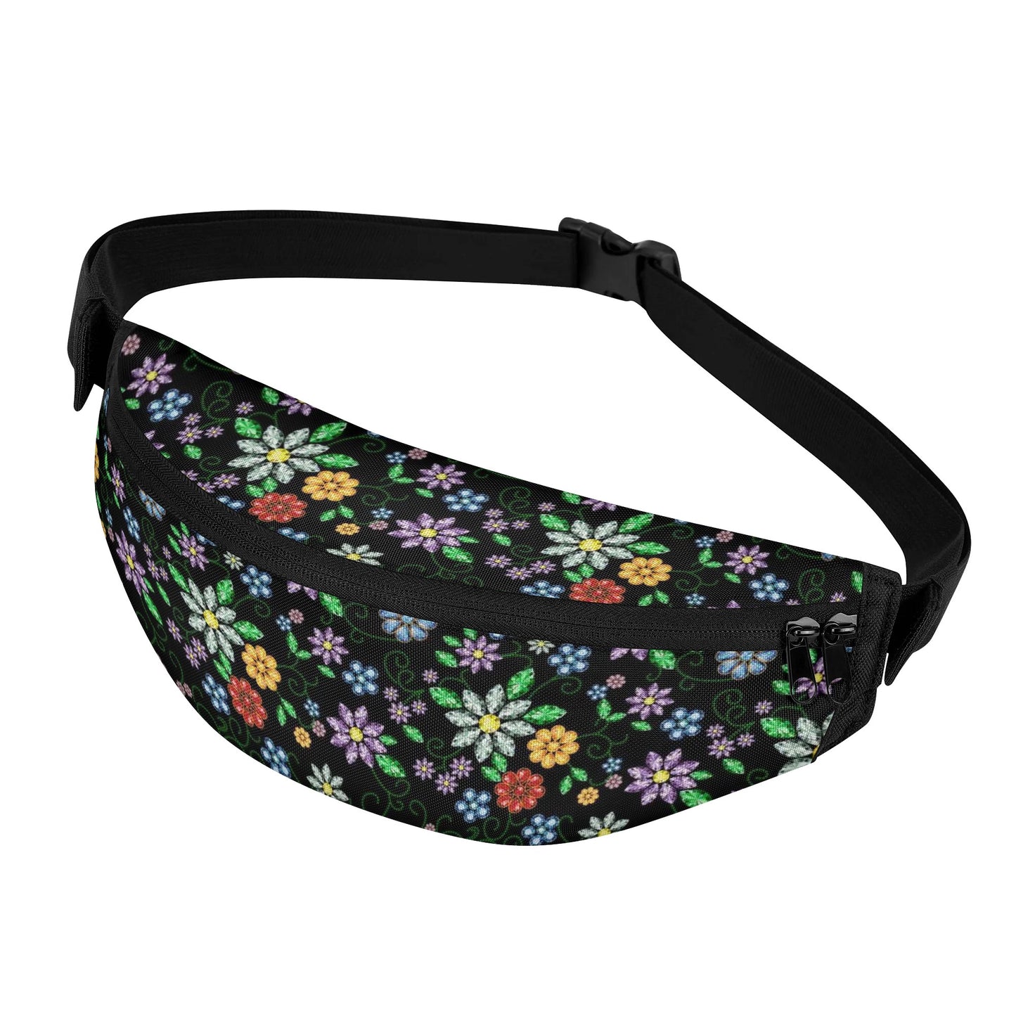 Métis Inspired Floral Beaded Fanny Pack