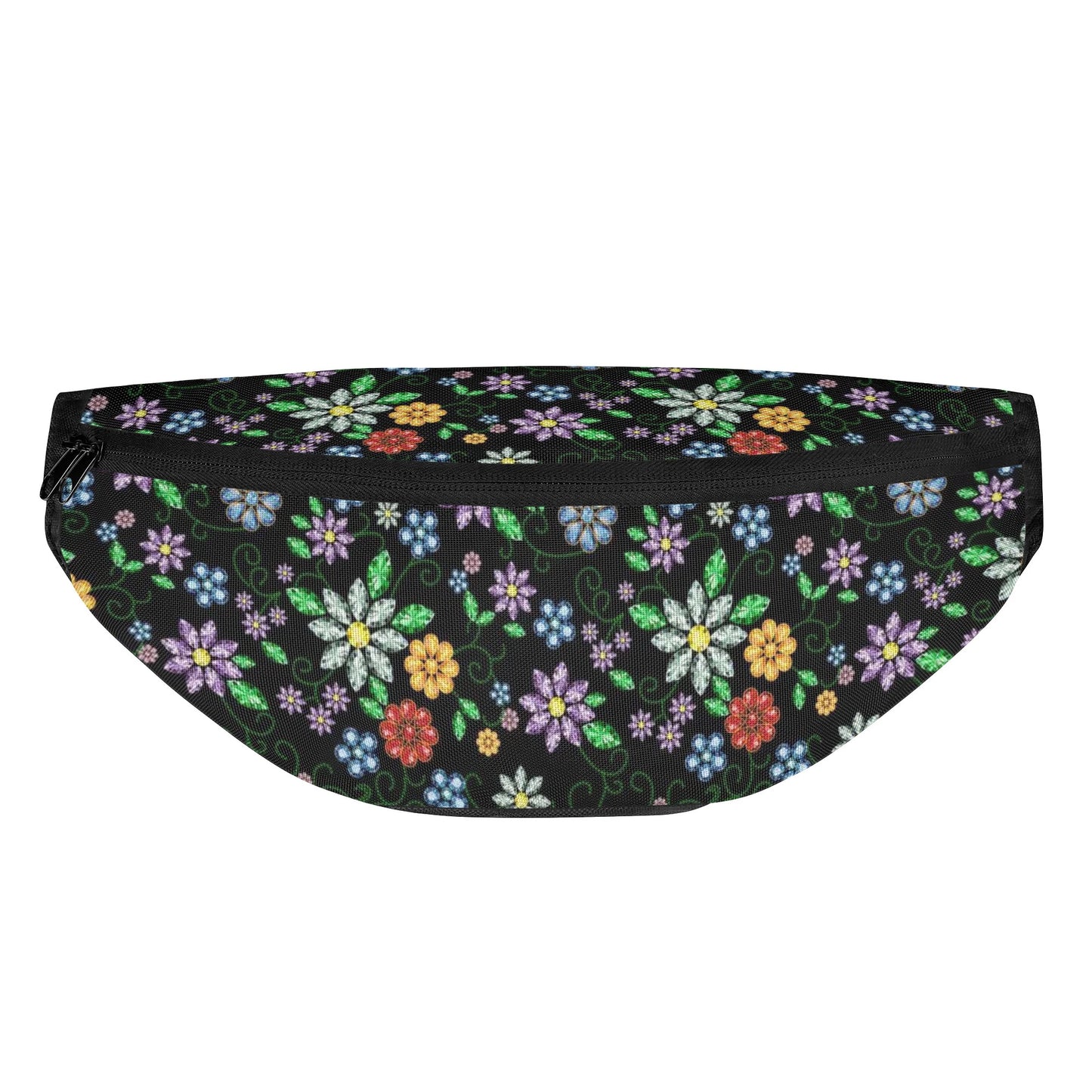 Métis Inspired Floral Beaded Fanny Pack