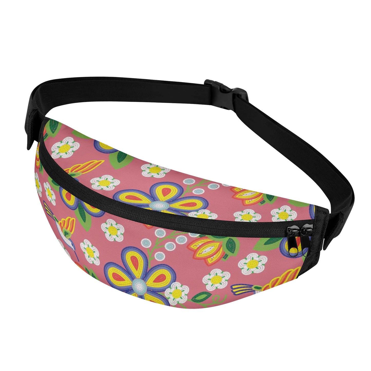 Métis Floral Beaded Fanny Pack