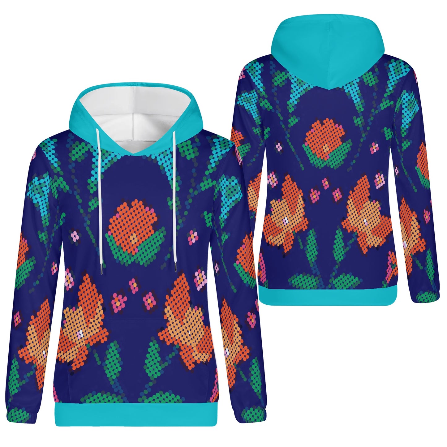 Women's Métis Digital Floral Pullover Hoodie