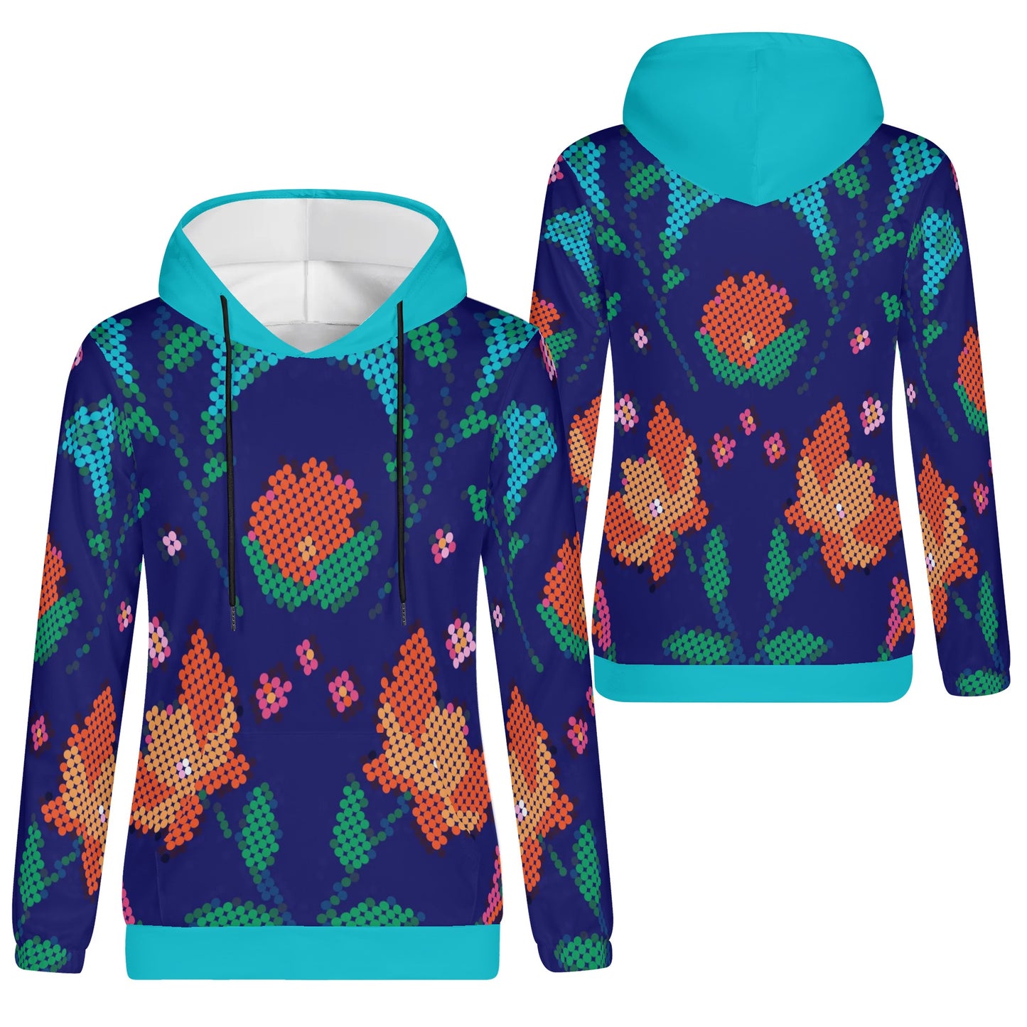 Women's Métis Digital Floral Pullover Hoodie