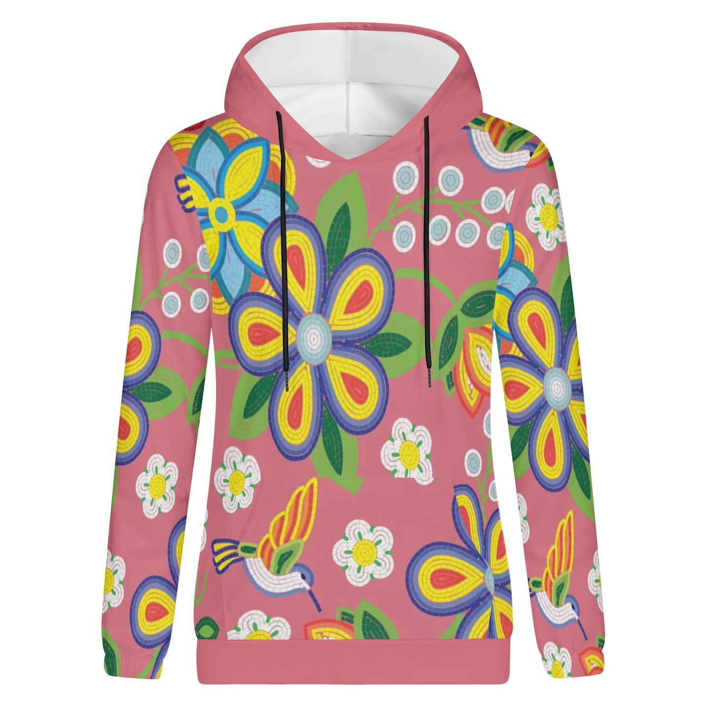 Women's Métis Floral Beaded Pullover Hoodie