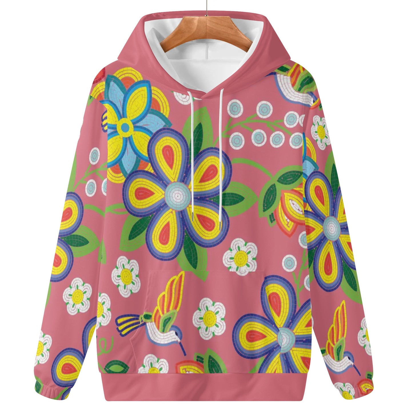 Women's Métis Floral Beaded Pullover Hoodie