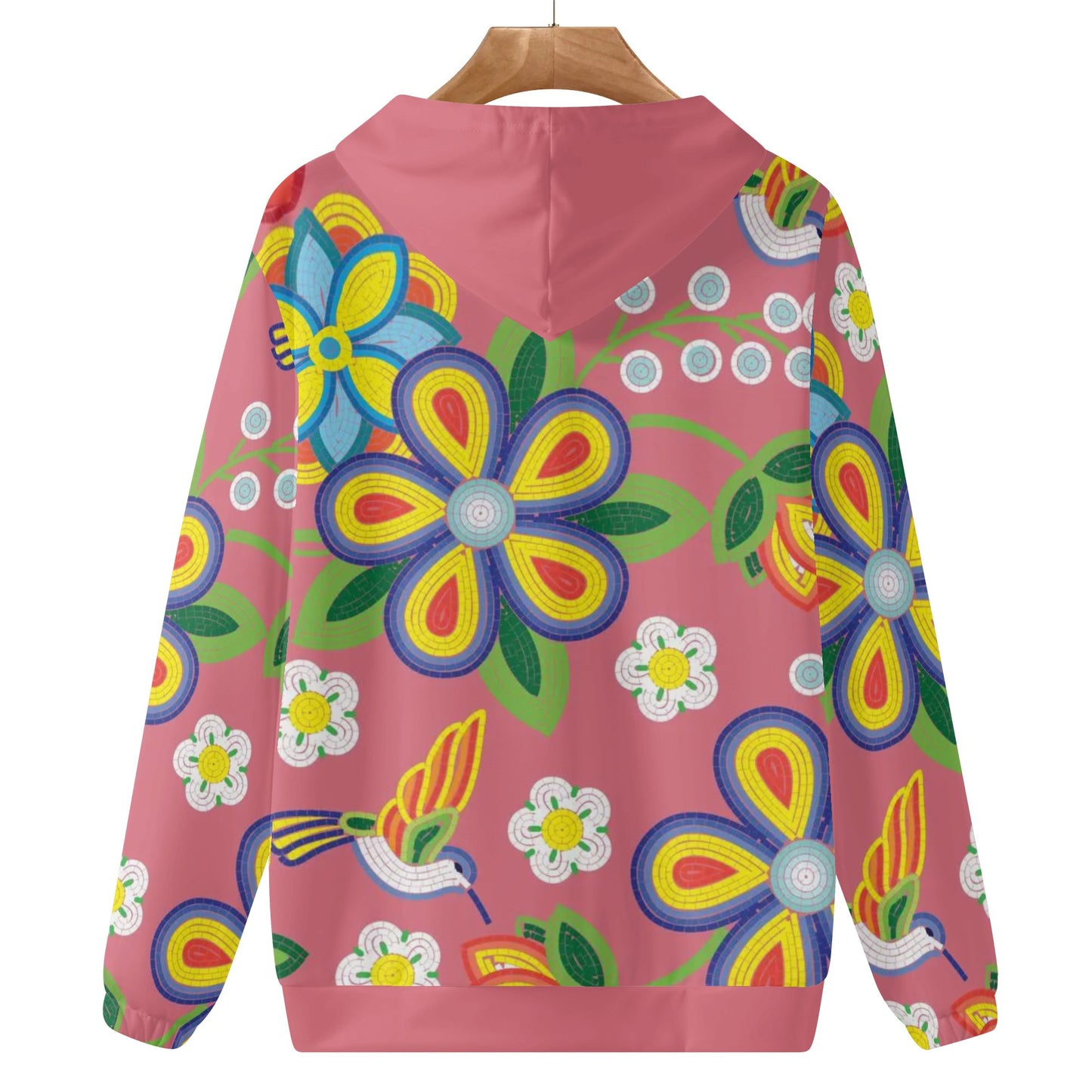 Women's Métis Floral Beaded Pullover Hoodie