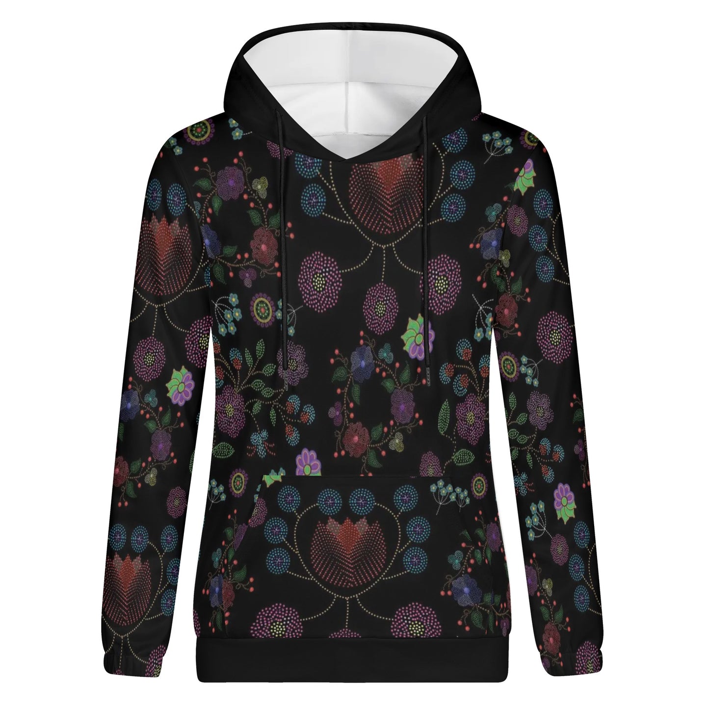 Women's Métis Floral Dotted Pullover Hoodie