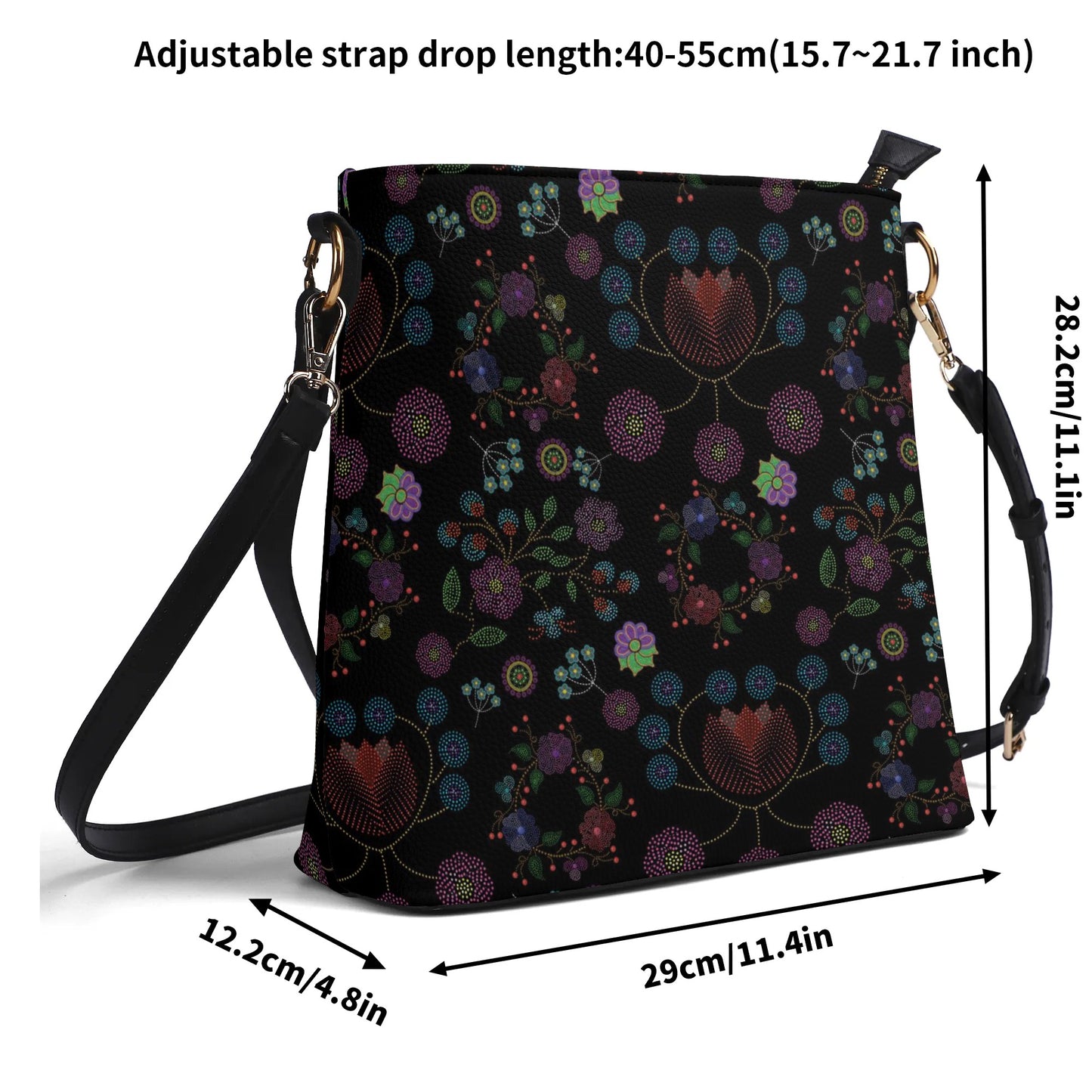 Métis Floral Dotted Bucket Bag