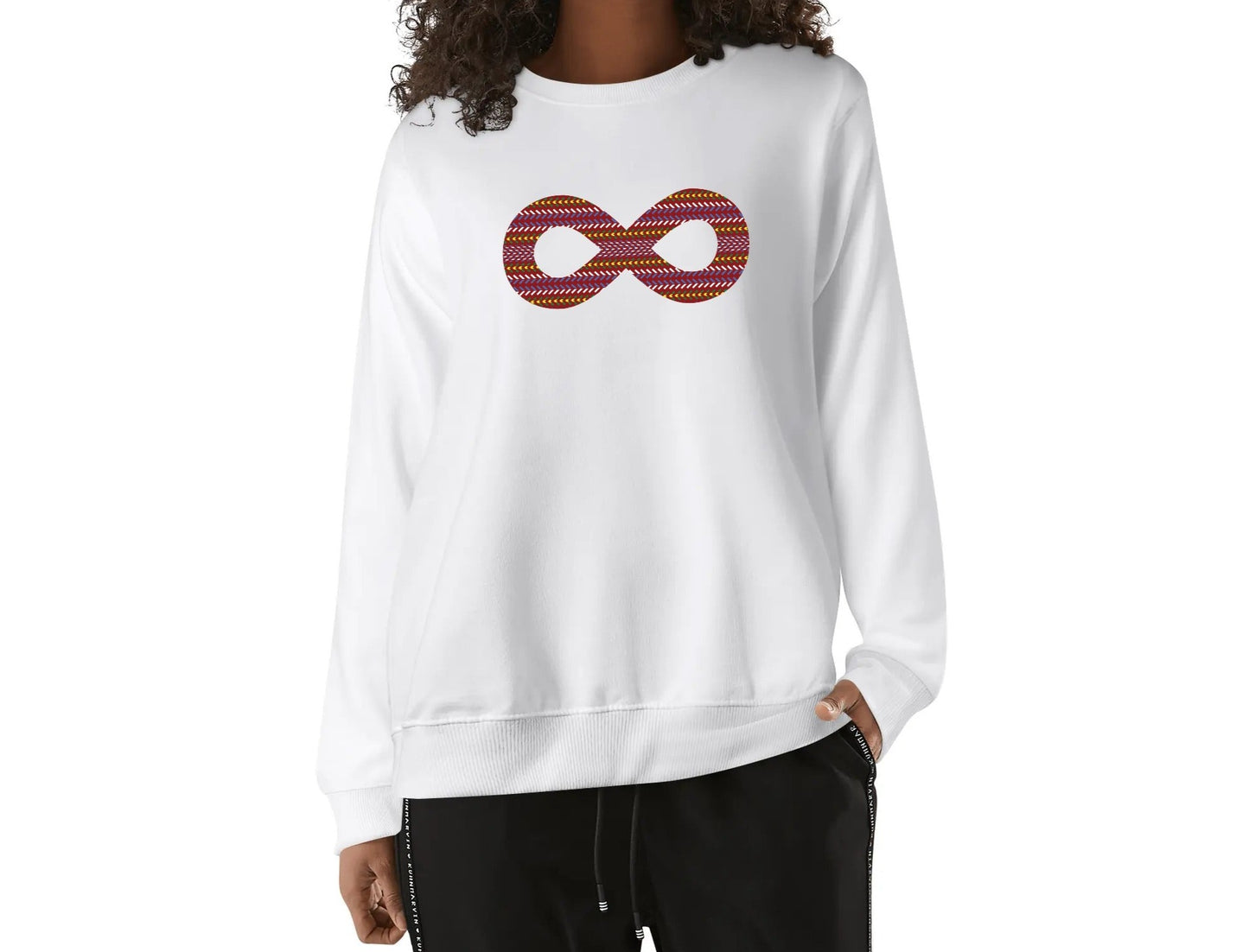 Unisex Métis Sash Infinity Cotton Sweatshirt