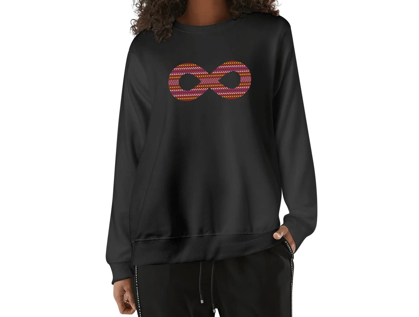 Unisex Métis Sash Infinity Cotton Sweatshirt