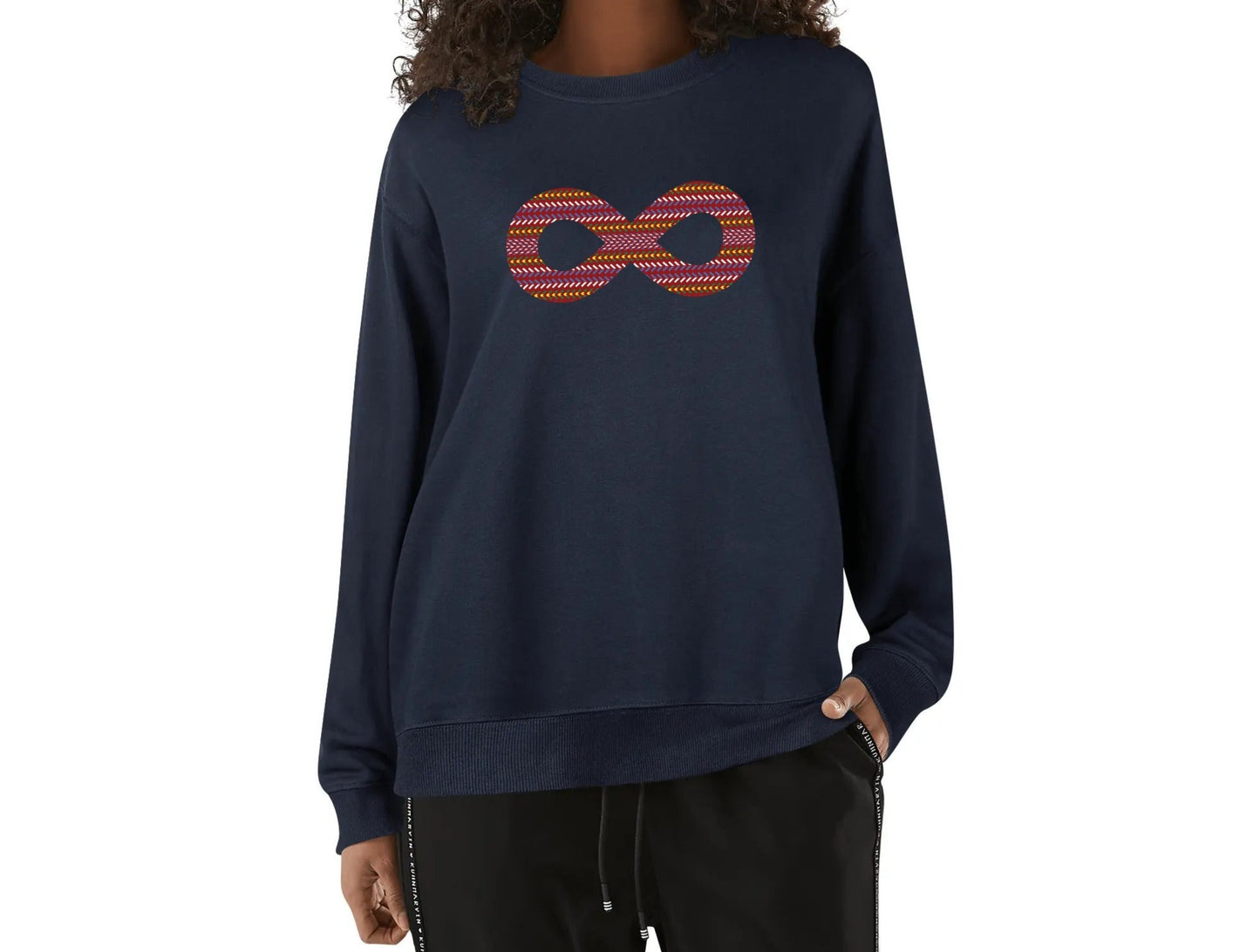 Unisex Métis Sash Infinity Cotton Sweatshirt