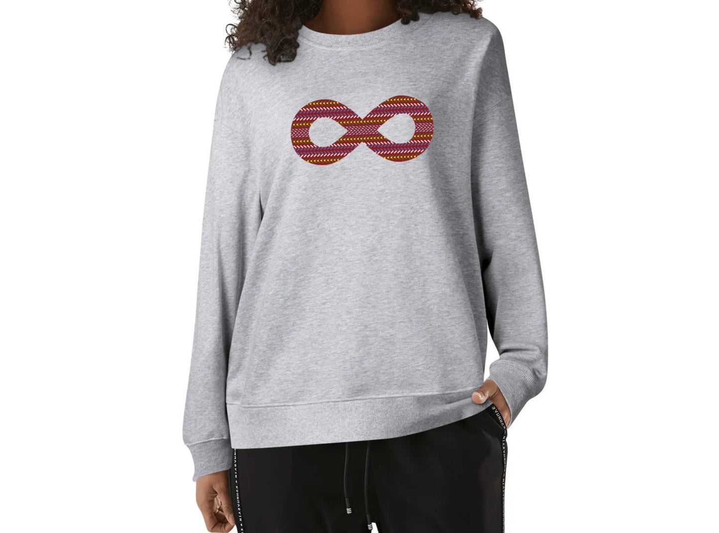 Unisex Métis Sash Infinity Cotton Sweatshirt