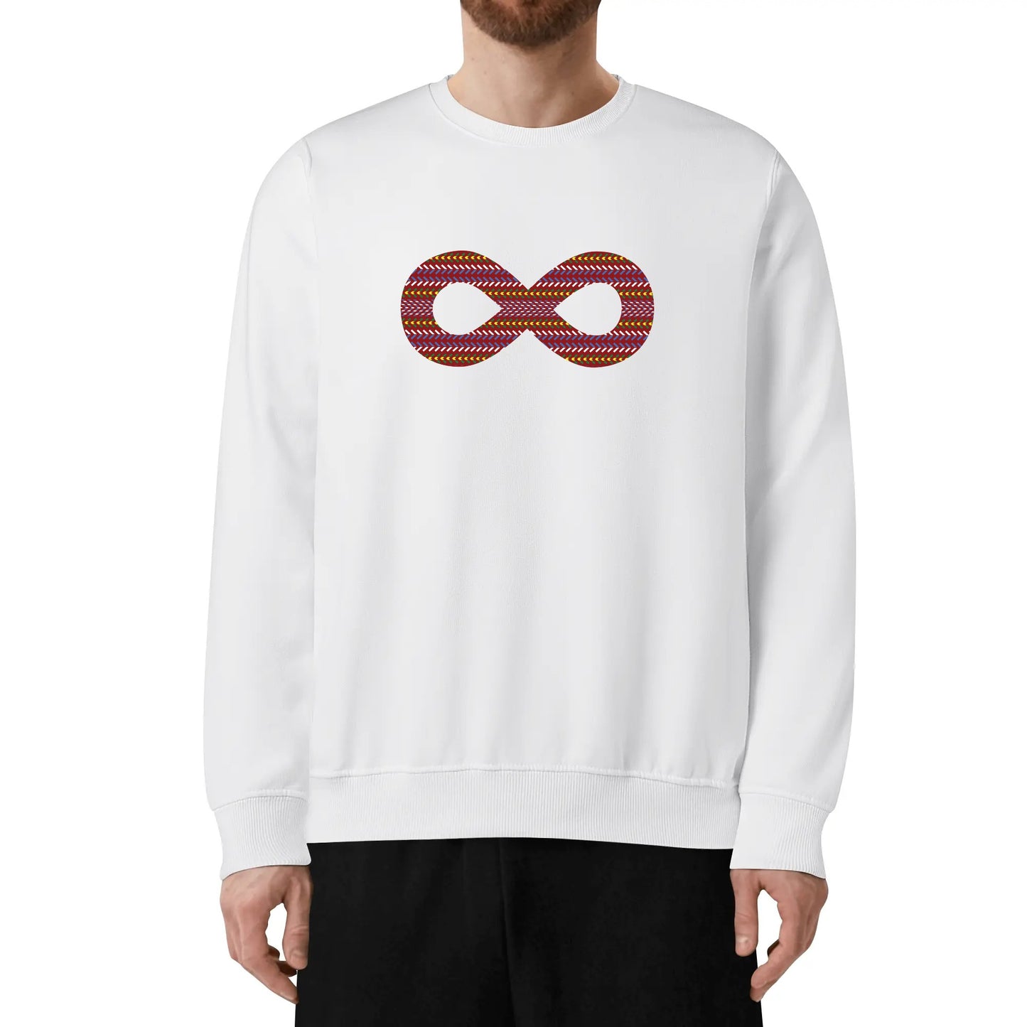 Unisex Métis Sash Infinity Cotton Sweatshirt