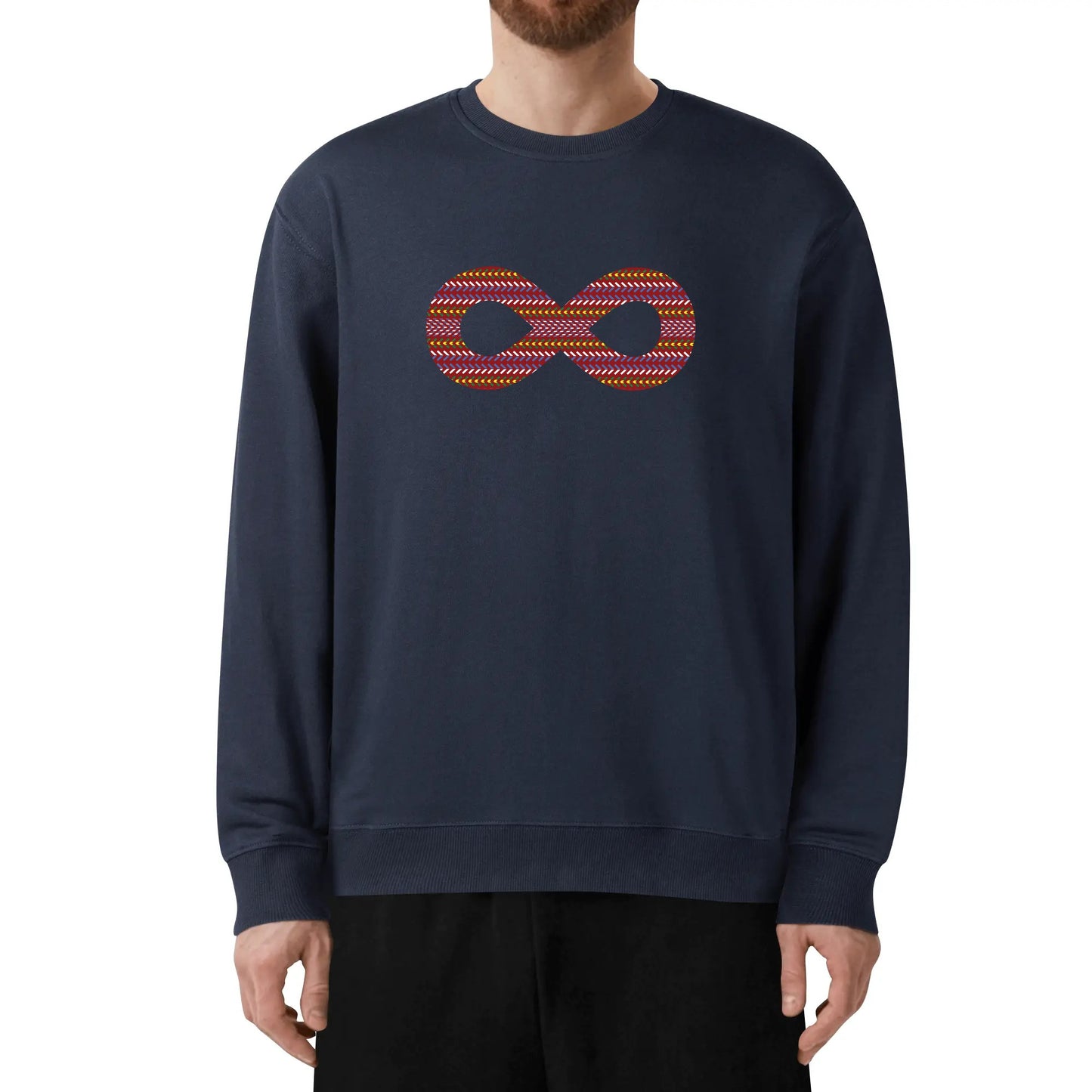 Unisex Métis Sash Infinity Cotton Sweatshirt